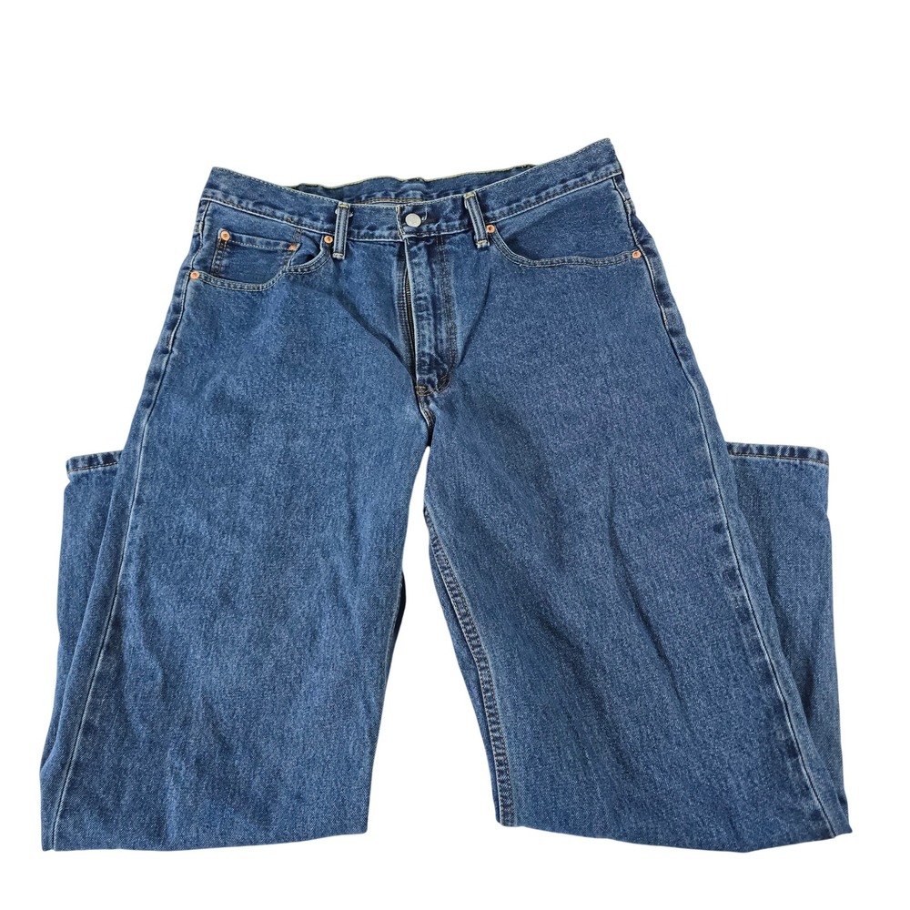 Levis 550 Relaxed Fit Tapered Leg‎ Mens Blue Denim Jeans 38x30 Medium Wash